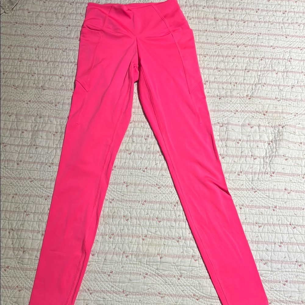 Lululemon Pink High-Waisted Leggings